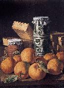 Luis Egidio Melendez Still Life with Oranges Sweden oil painting artist